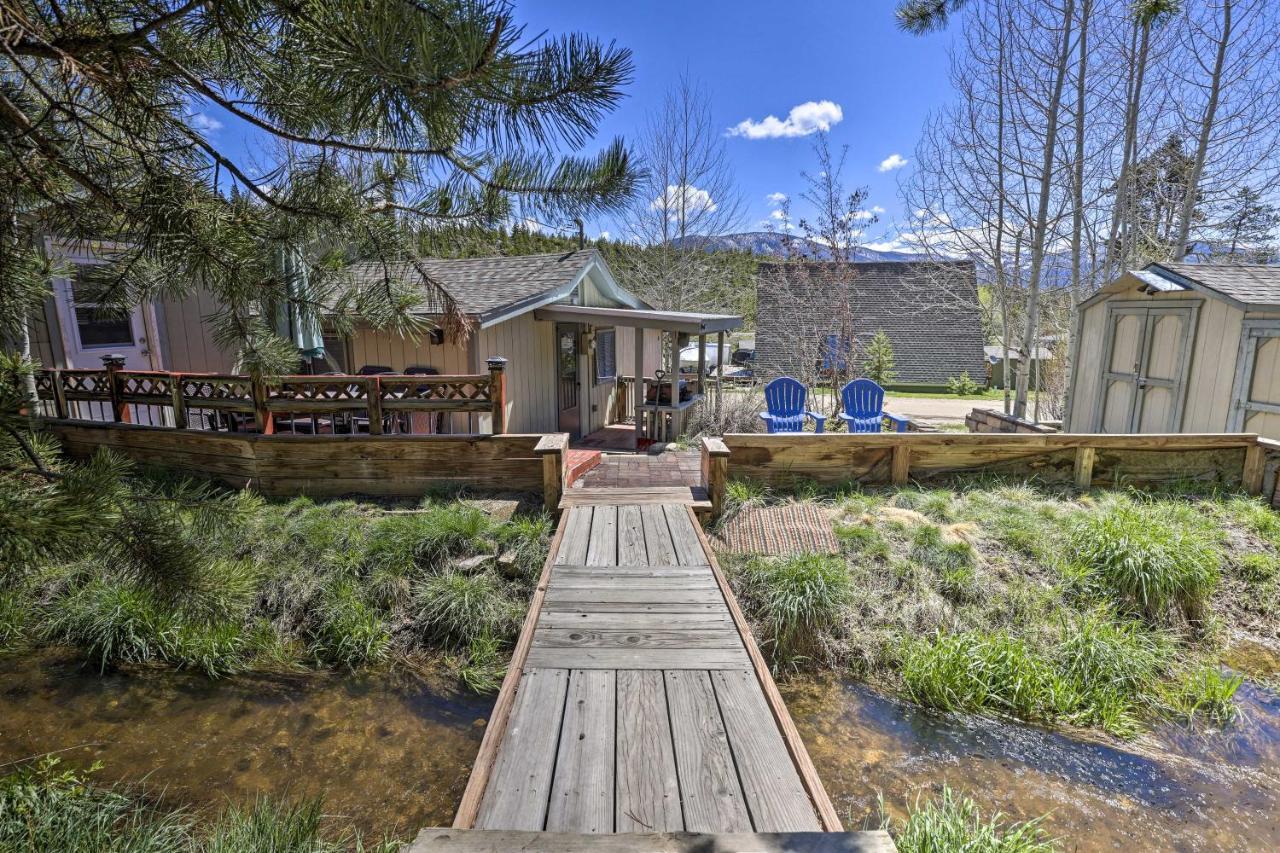 Grand Lake Home Fireplace, Deck And Mountain Views Екстериор снимка